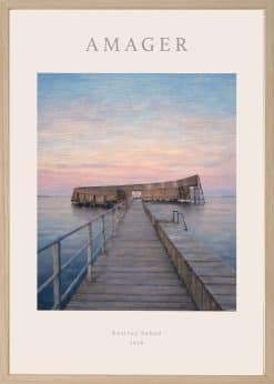 Amager Kastrup Søbad Plakat