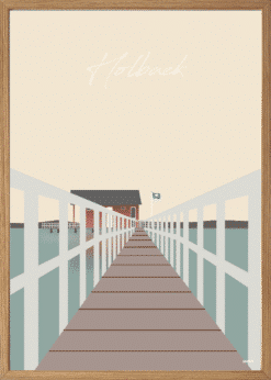 Holbæk Søbadet Venedig Plakat