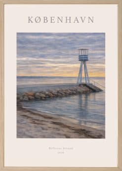 København Bellevue Strand Plakat