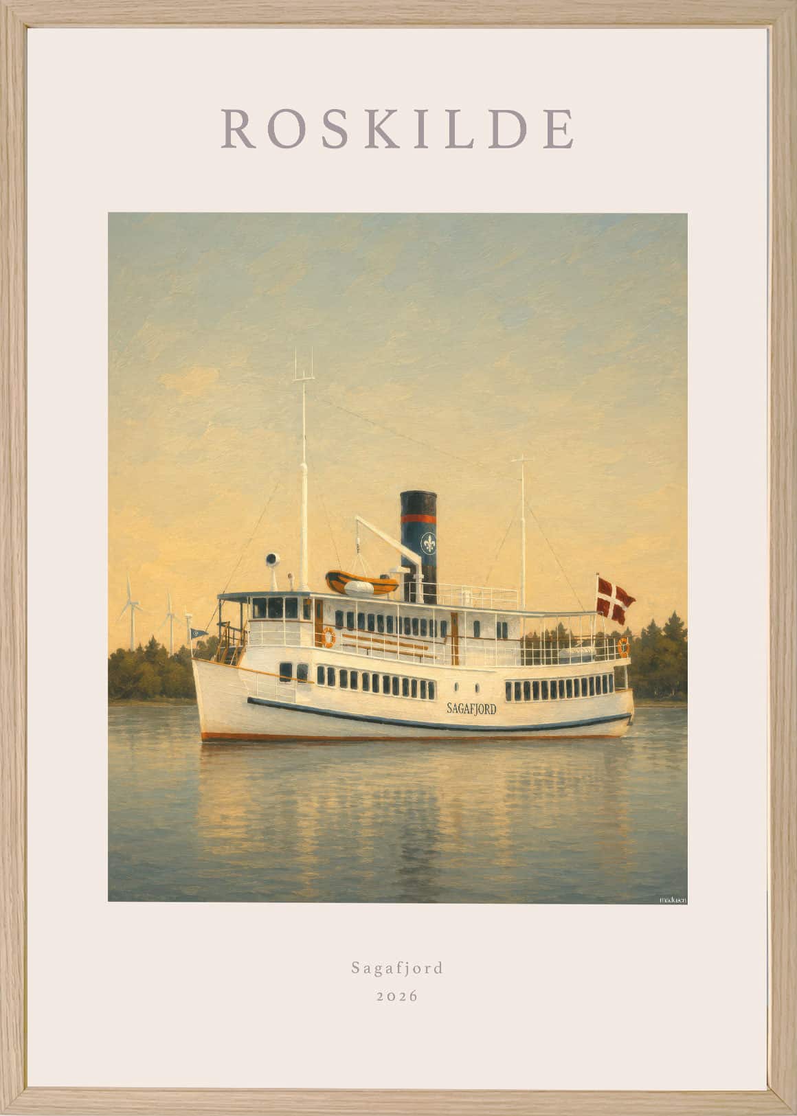 Roskilde Sagafjord Plakat