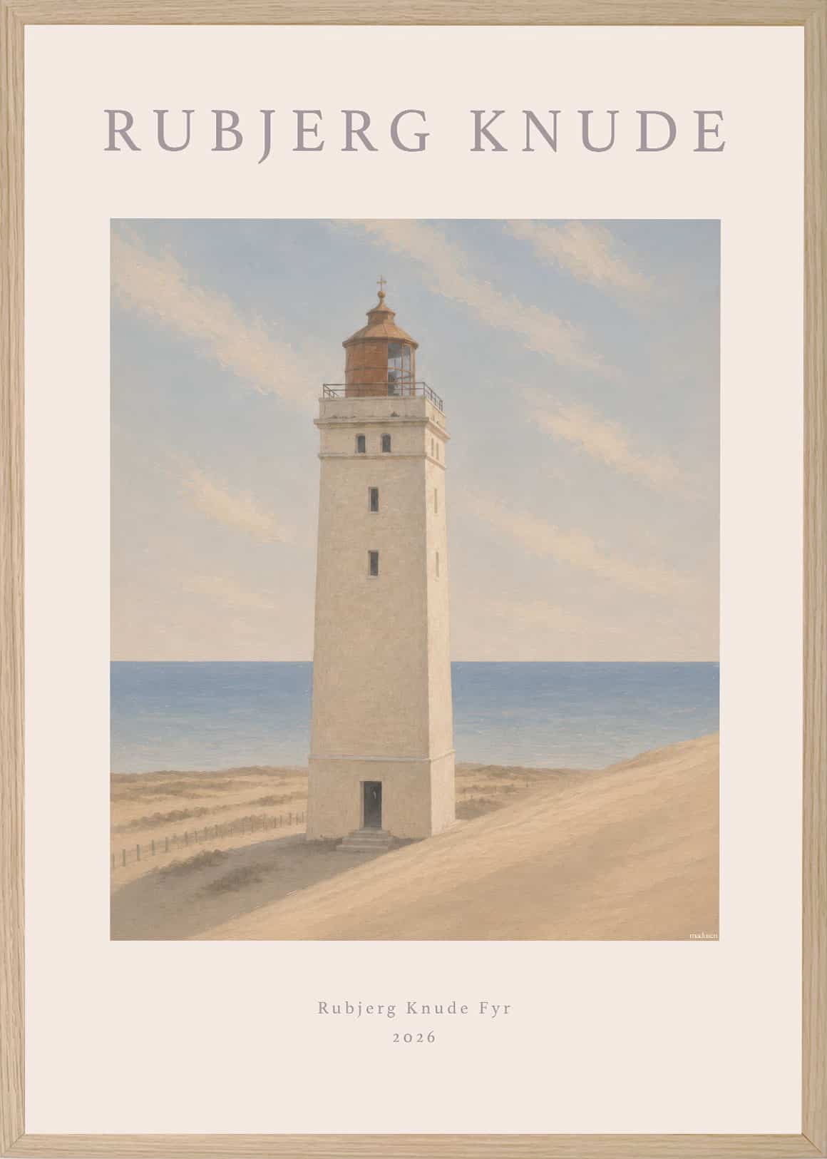Rubjerg Knude Fyr Plakat