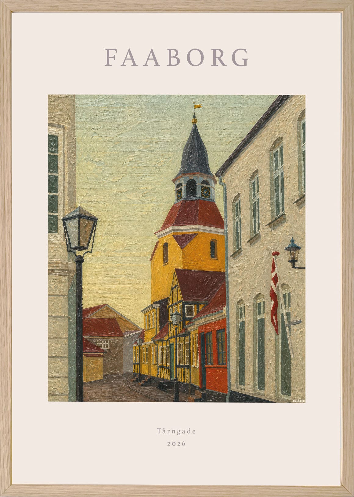Faaborg Tårngade Plakat