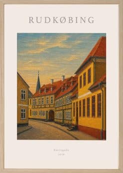 Rudkøbing Nørregade Plakat