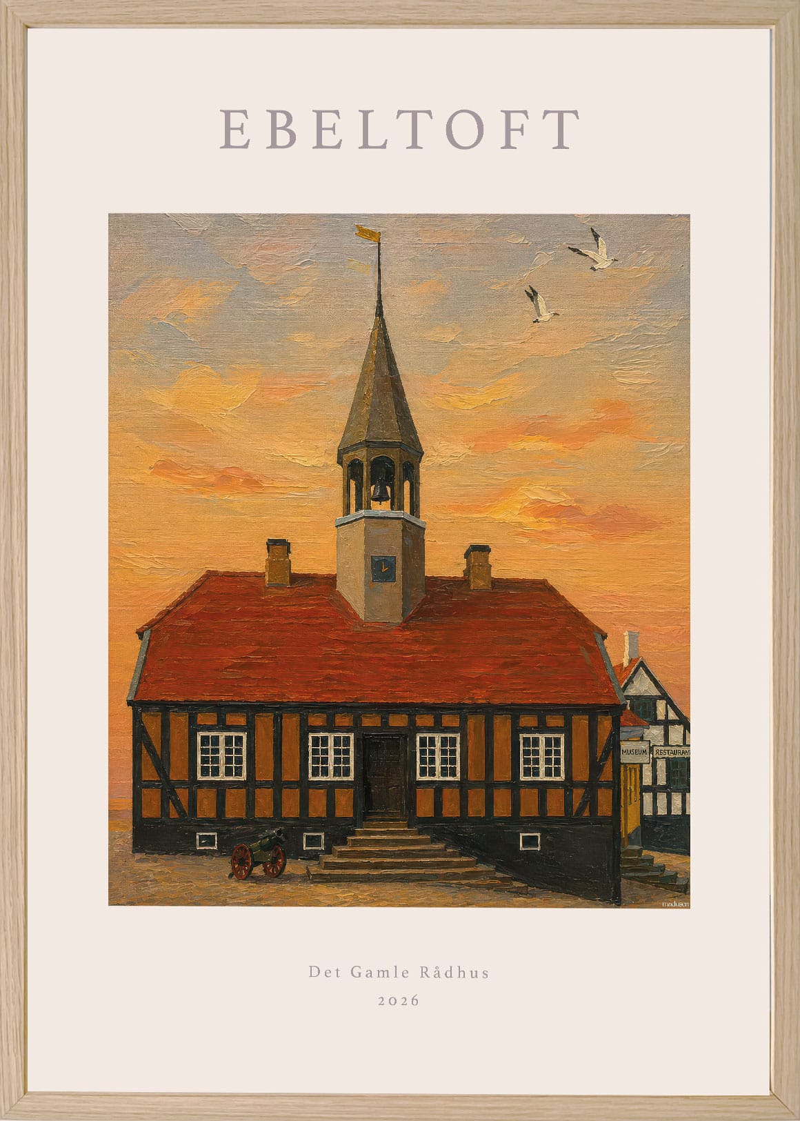 Ebeltoft Det Gamle Rådhus Plakat
