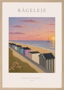 Rågeleje Badehuse Plakat