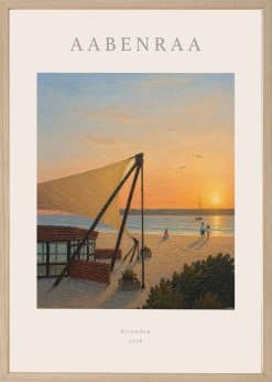 Aabenraa Strand Plakat