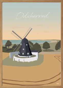 Odsherred Høve Mølle (Asnæs) Plakat