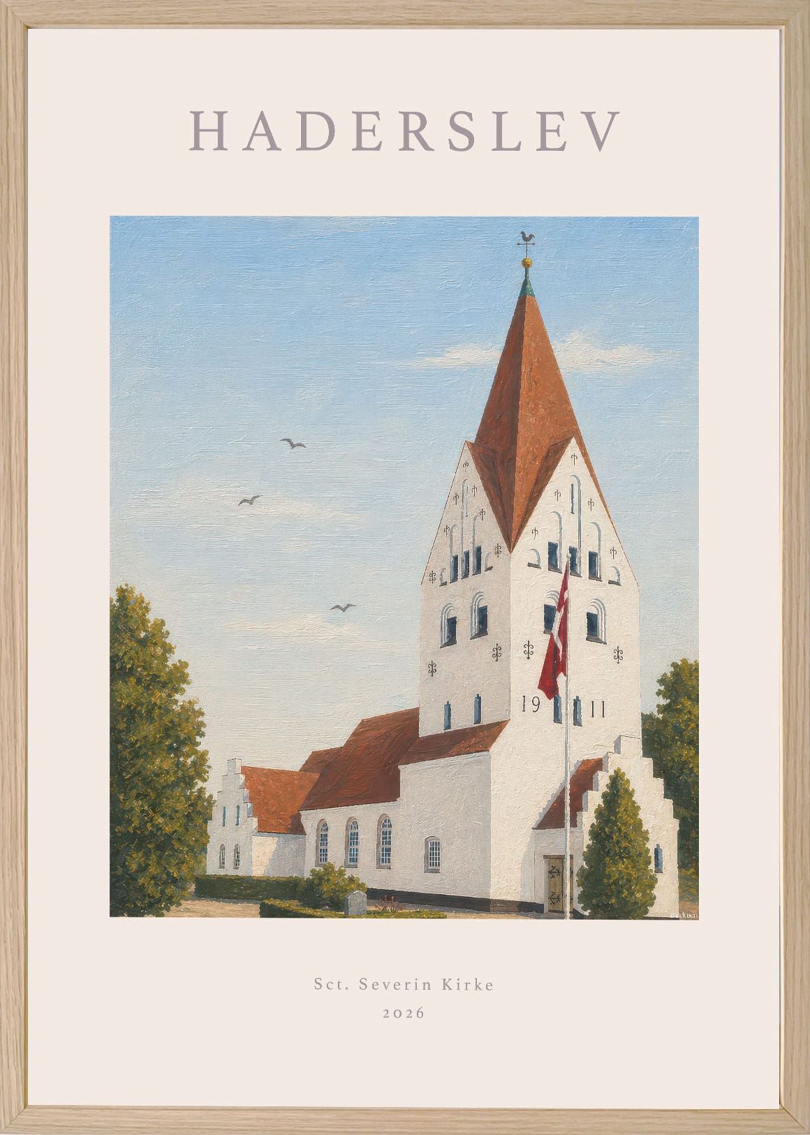 Haderslev Sct. Severin Kirke Plakat