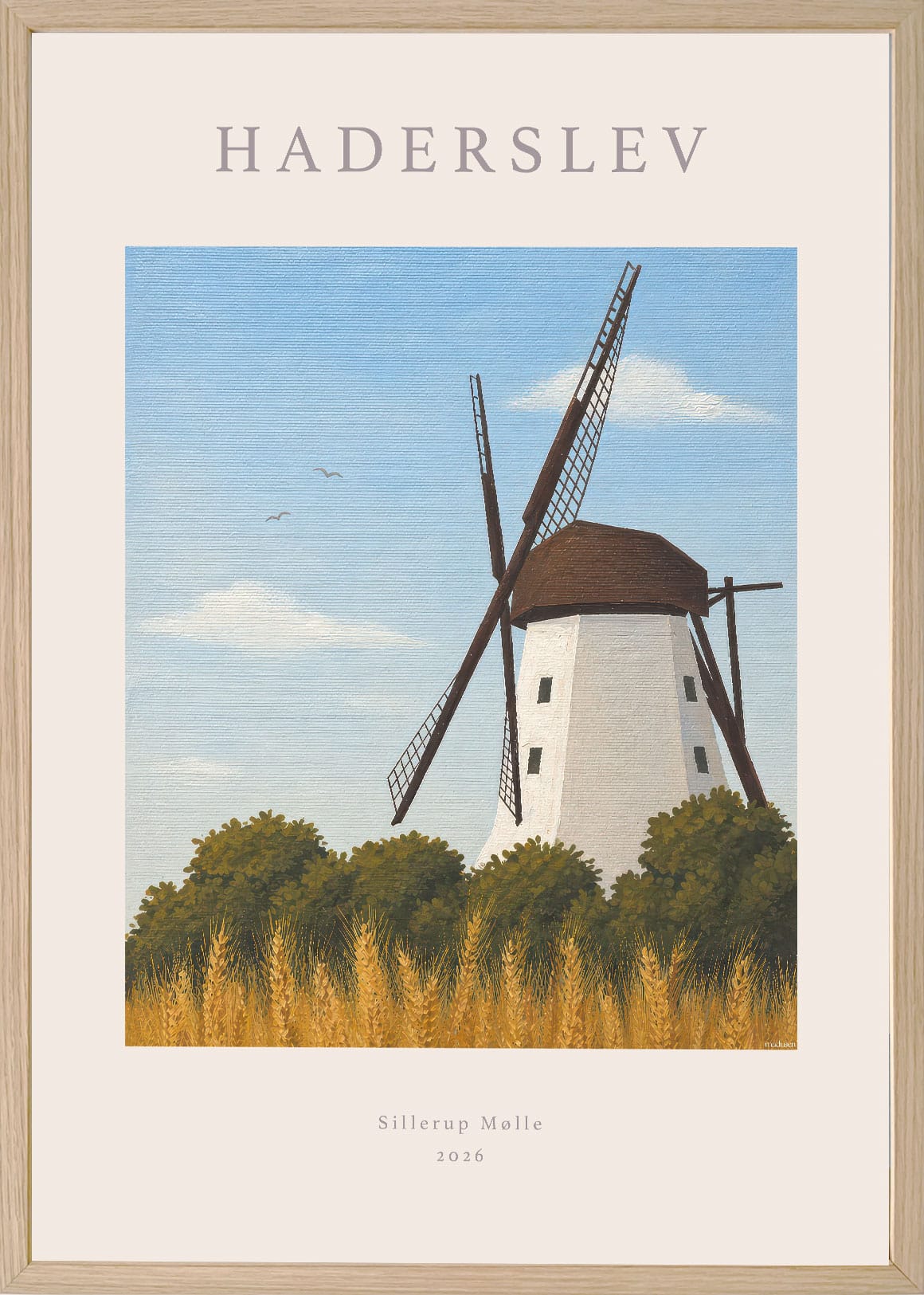 Haderslev Sillerup Mølle Plakat