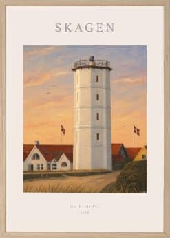 Skagen Det Hvide Fyr Plakat
