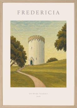 Fredericia Det Hvide Vandtårn Plakat