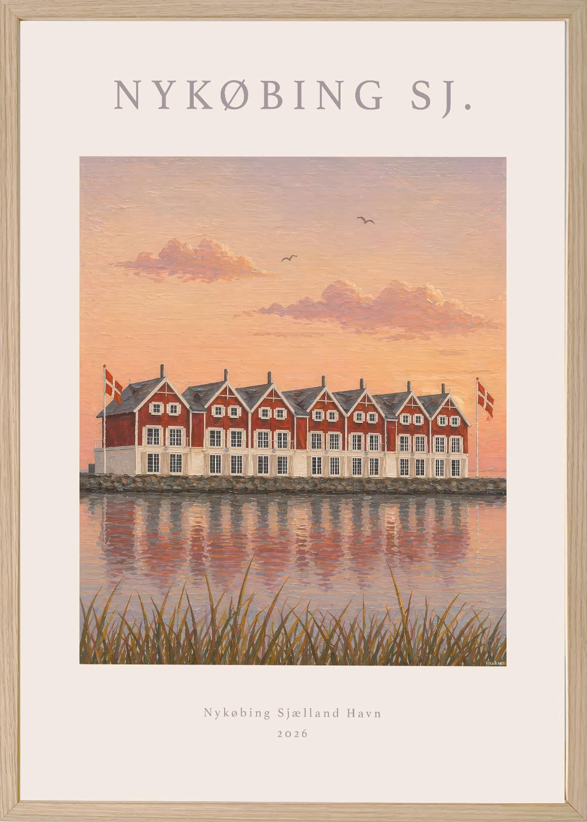 Nykøbing Sj. Havn Plakat