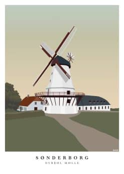 Sønderborg Dybbøl Mølle Plakat
