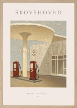 Skovshoved Tankstation Plakat