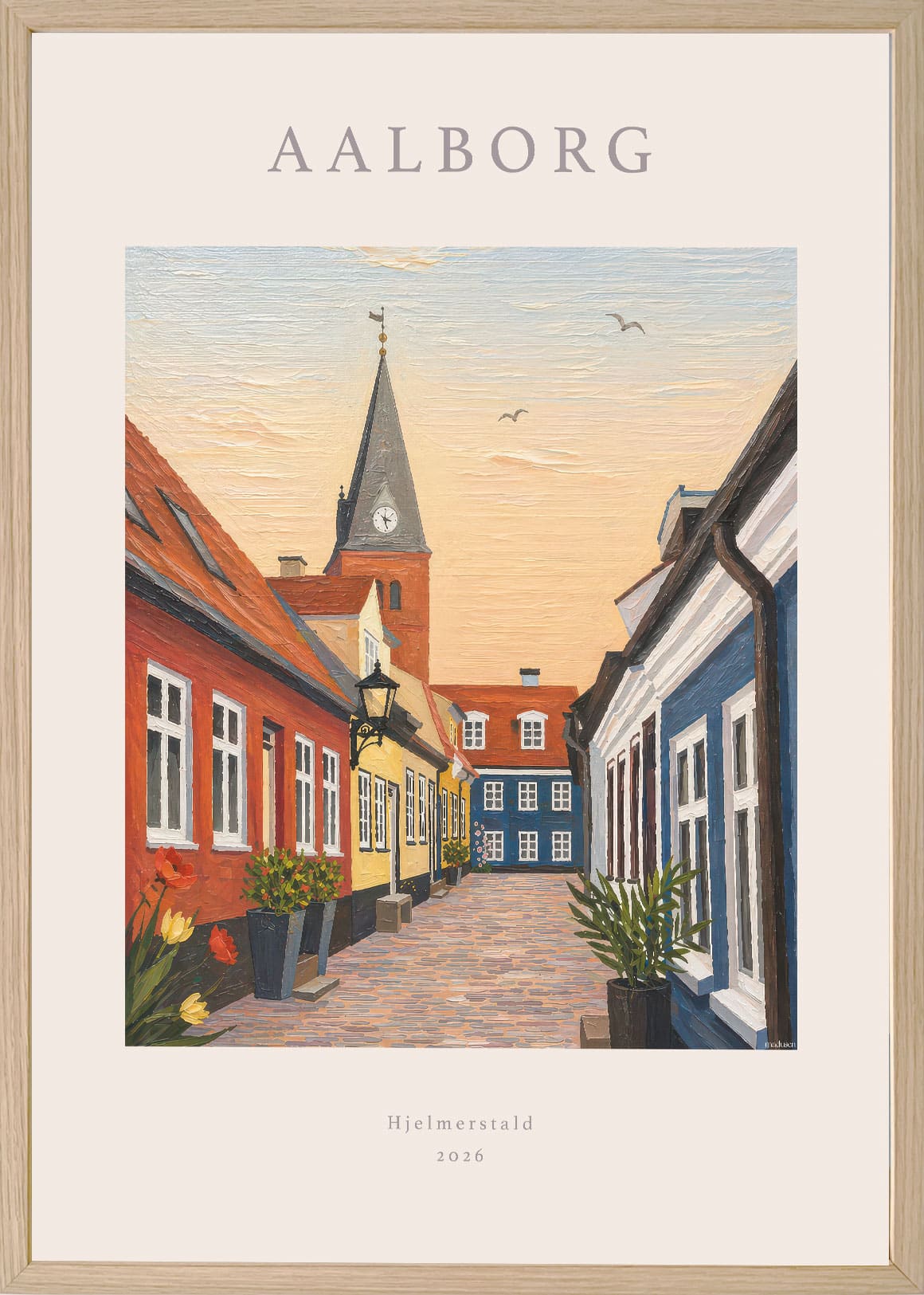 Aalborg Hjelmerstald Plakat