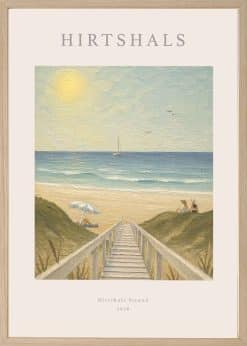 Hirtshals Strand Plakat