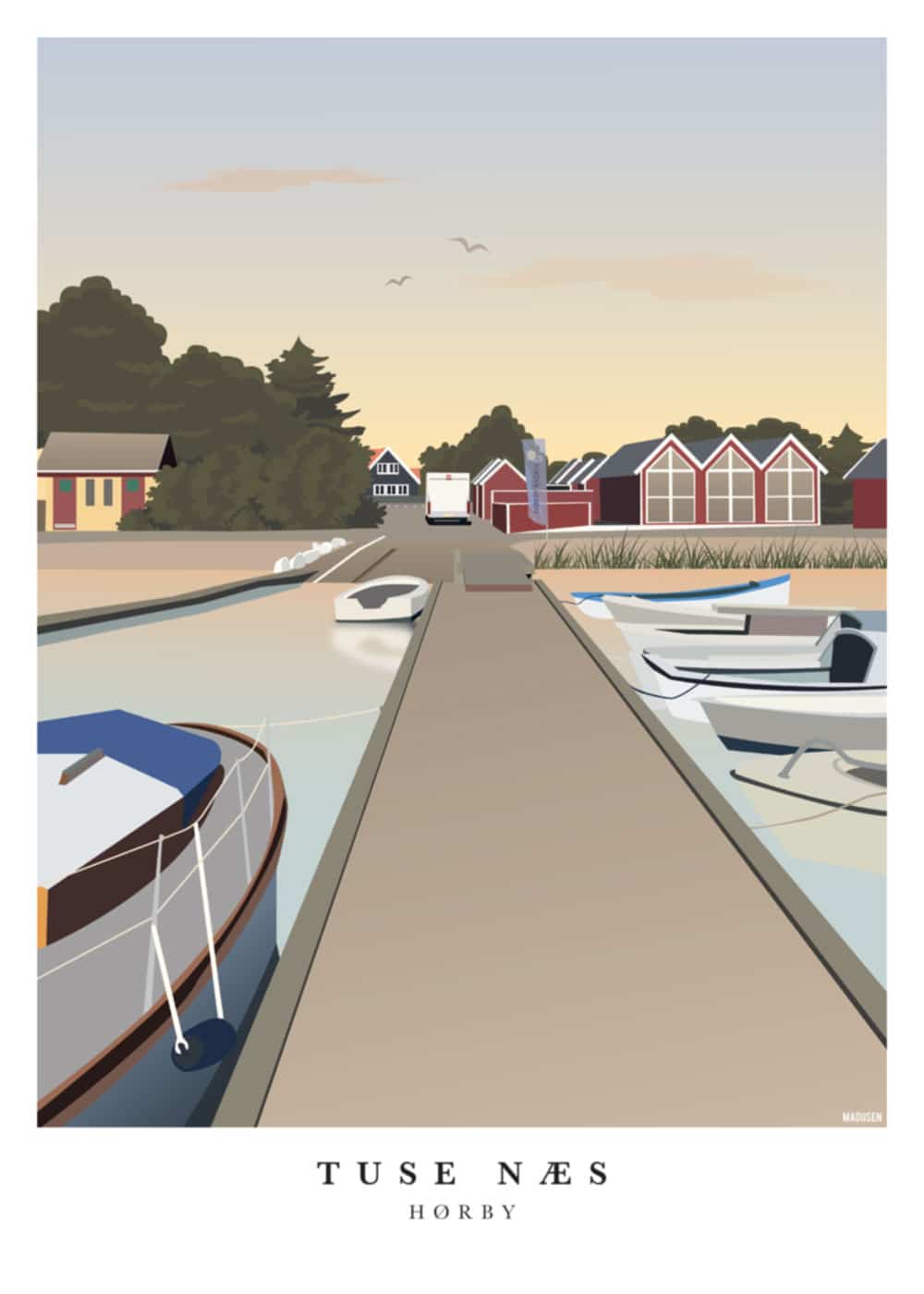 Tuse Næs Hørby Havn Plakat