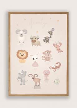 Børnestjernetegn Plakat