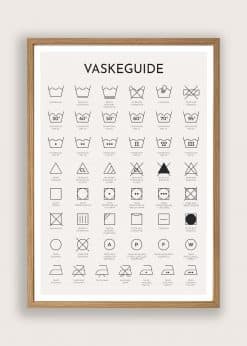 Vaskeguide Plakat