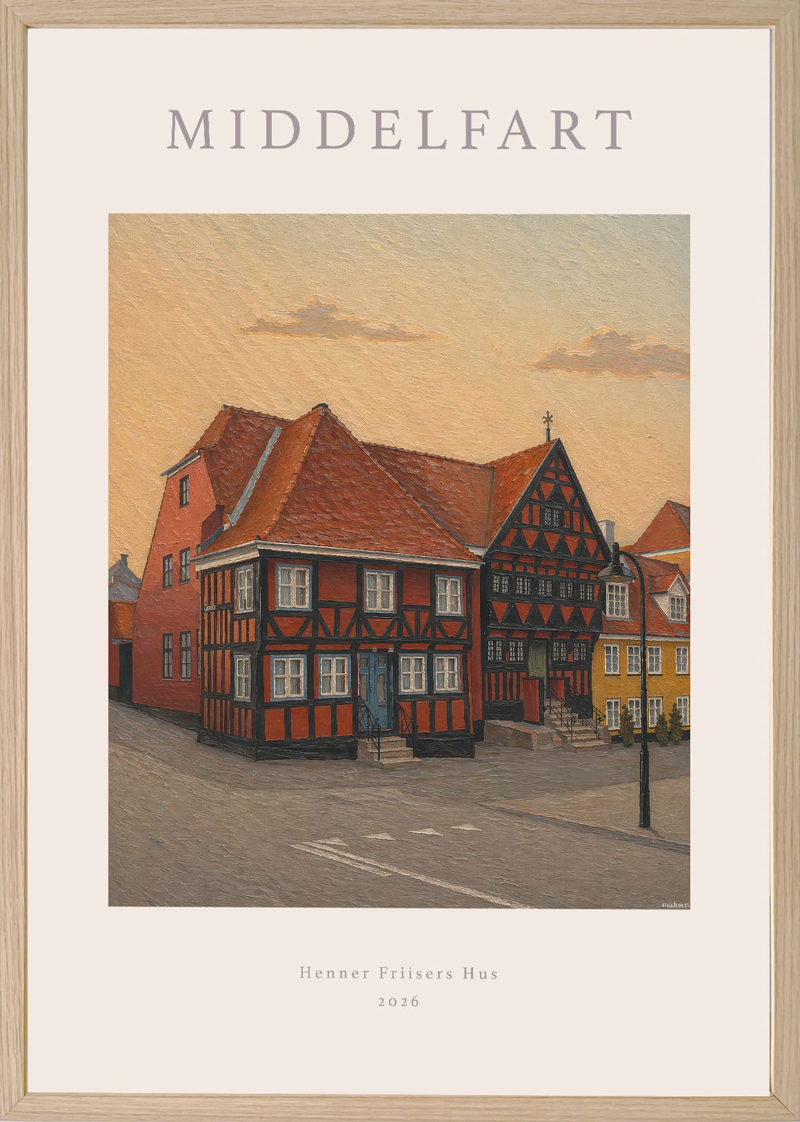 Middelfart Henner Friisers Hus Plakat