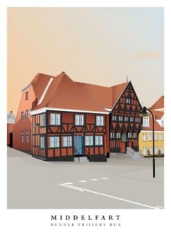Middelfart Henner Friisers Hus Plakat