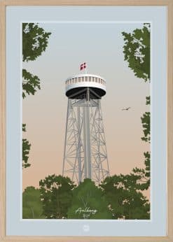 Aalborg Tårnet Plakat