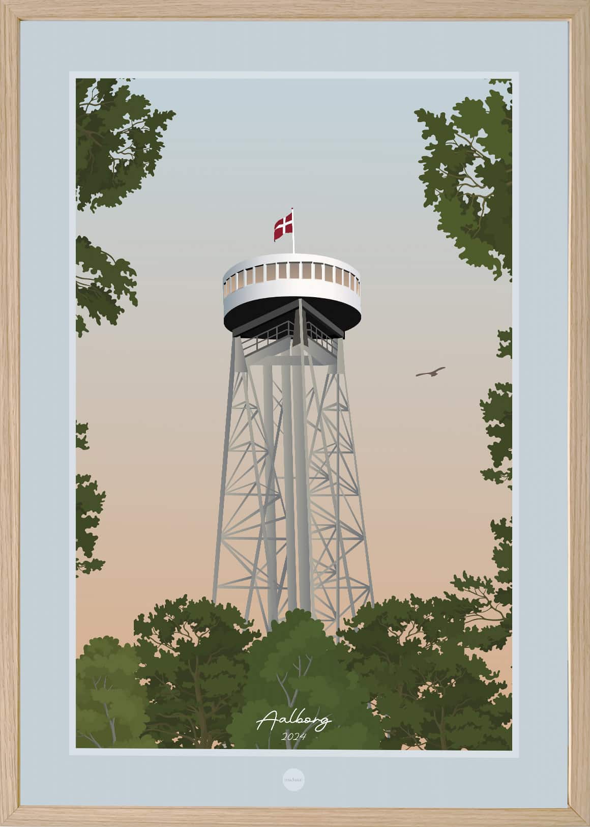 Aalborg Tårnet Plakat