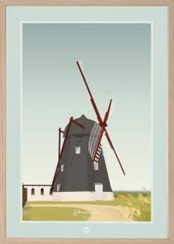 Bornholm Kuremøllen Plakat