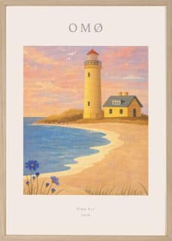 Omø Fyr Plakat