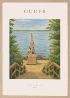 Odder Sondrup Strand Plakat