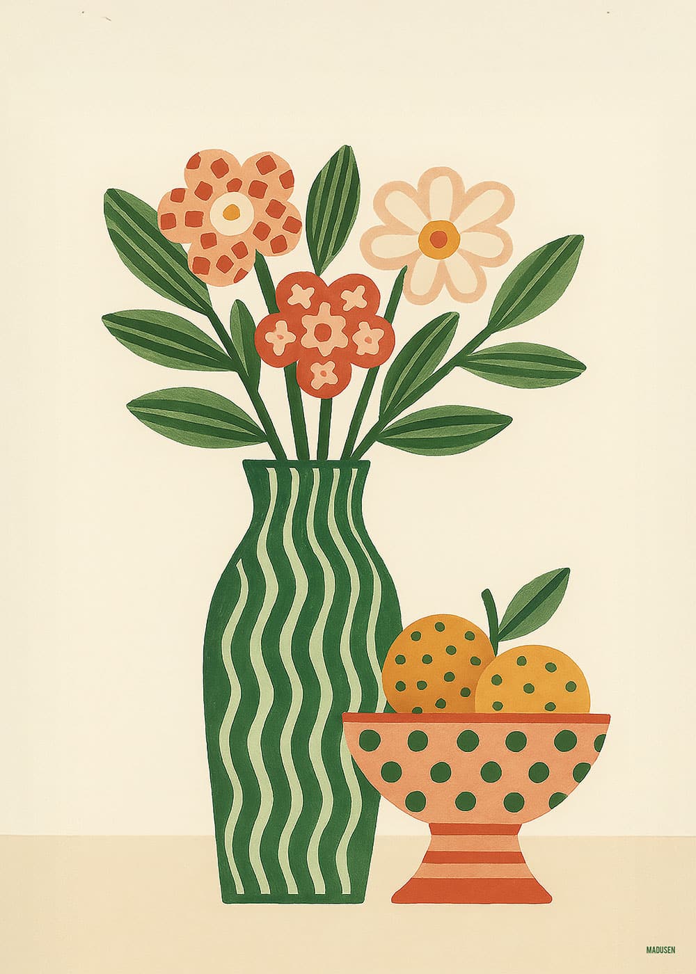 Blomsterbordet Plakat