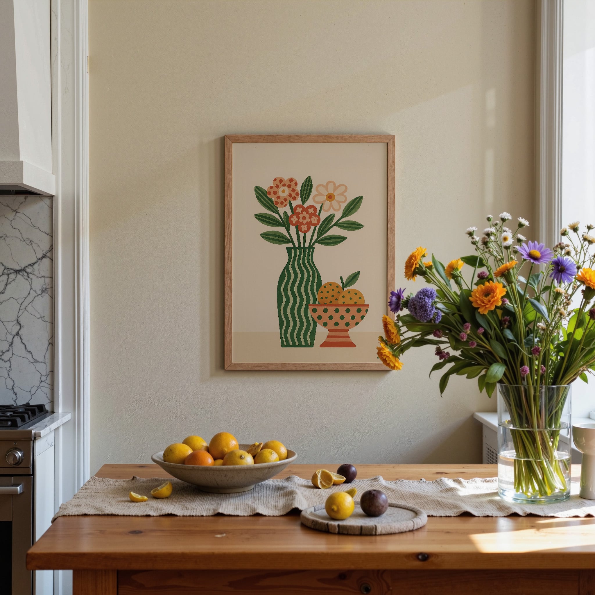 Blomsterbordet Plakat