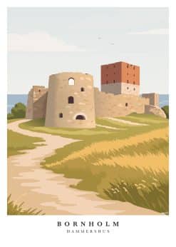 Bornholm Hammershus Plakat