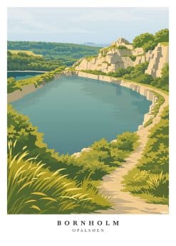 Bornholm Opalsøen Plakat