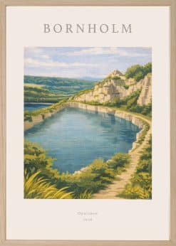 Bornholm Opalsøen Plakat