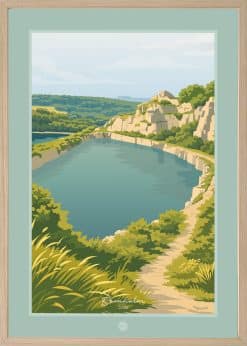 Bornholm Opalsøen Plakat