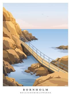 Bornholm Helligdomsklipperne Plakat