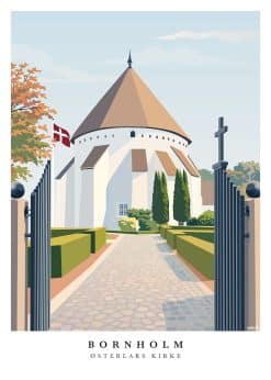 Bornholm Østerlars Kirke Plakat