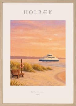 Holbæk Strand Plakat