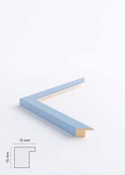 Ramme i lyseblå 50x70