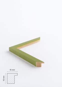 Ramme i lysegrøn 50x70