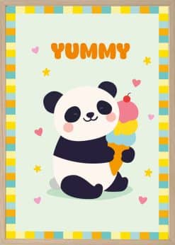 Panda Spiser Is Plakat