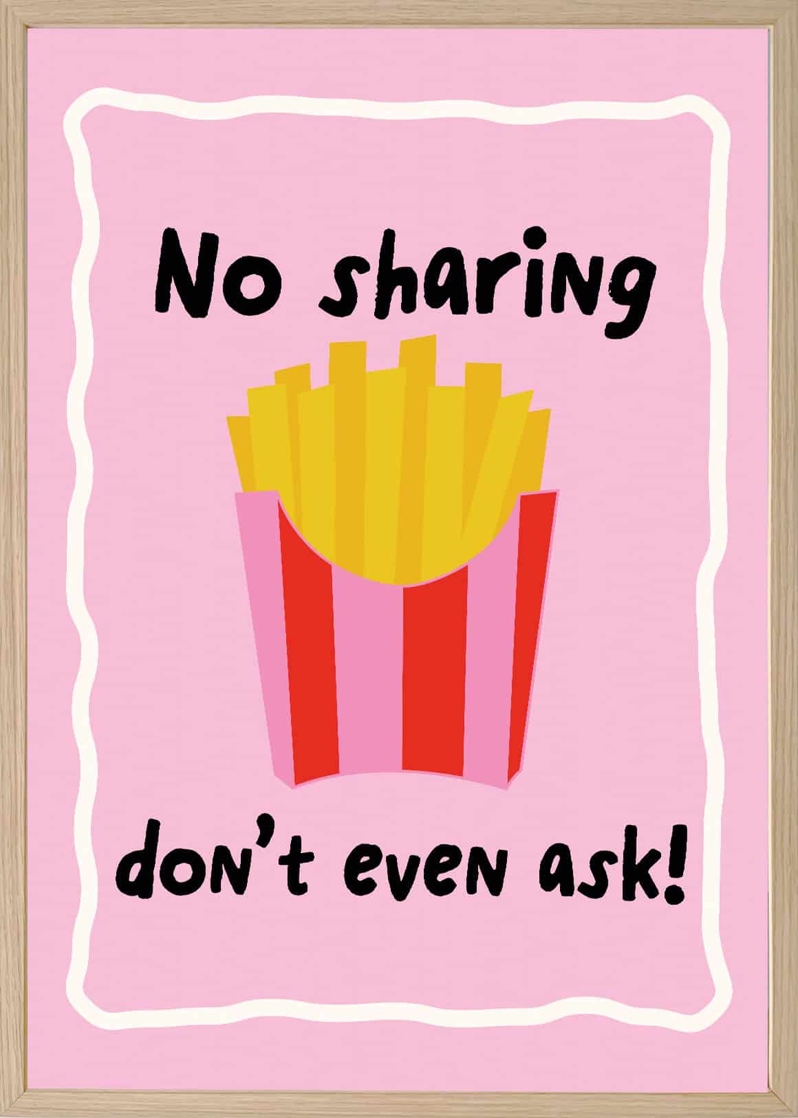 No Sharing Plakat