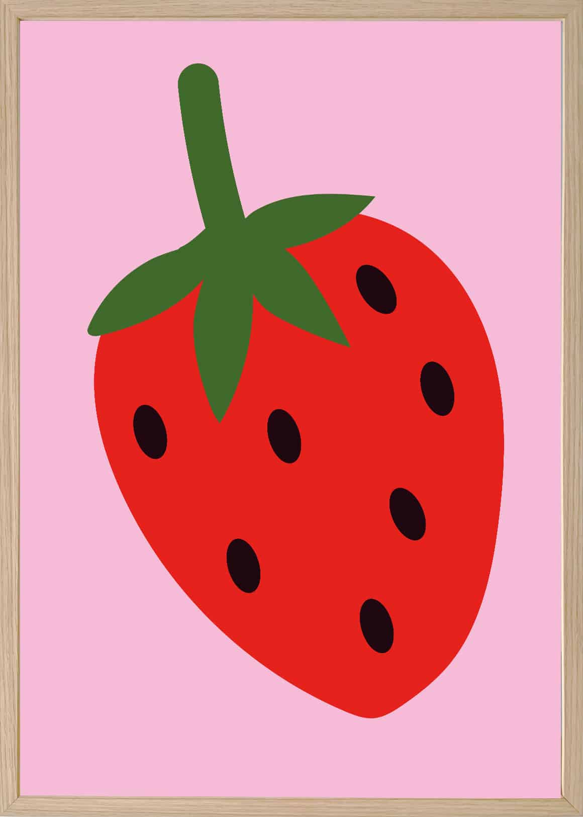 Jordbær Plakat