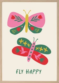Fly Happy Plakat