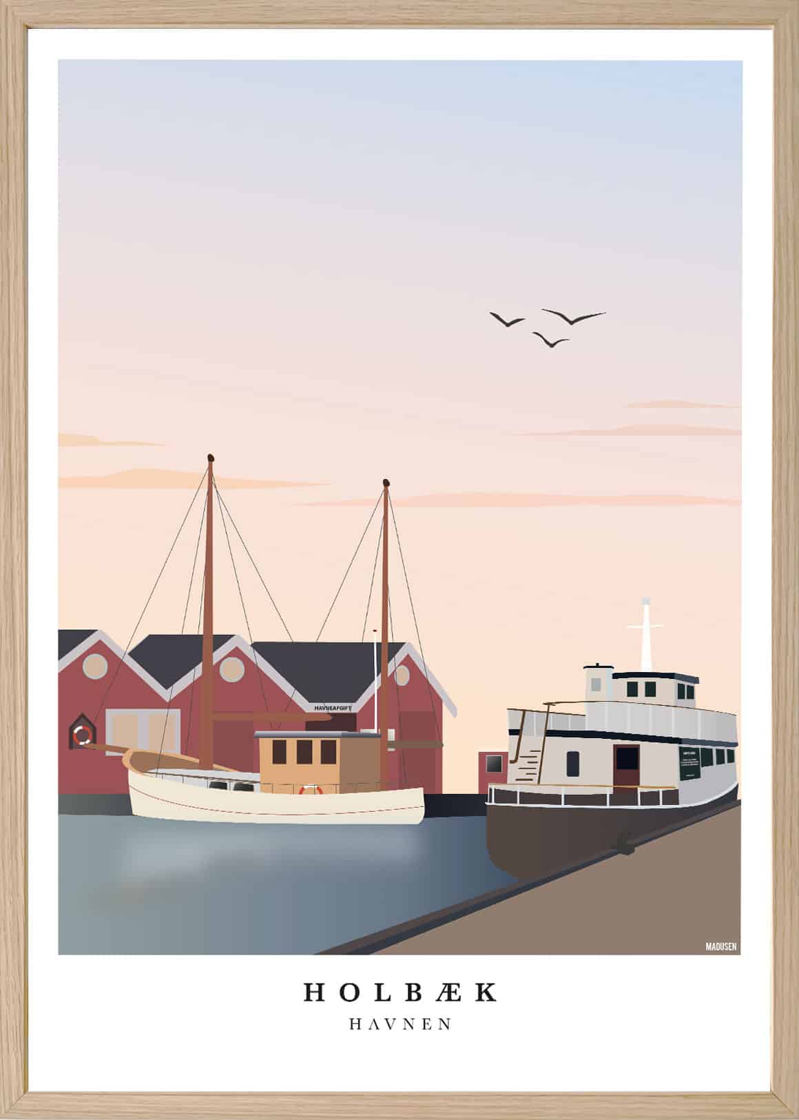 Holbæk Gl. Havn Plakat