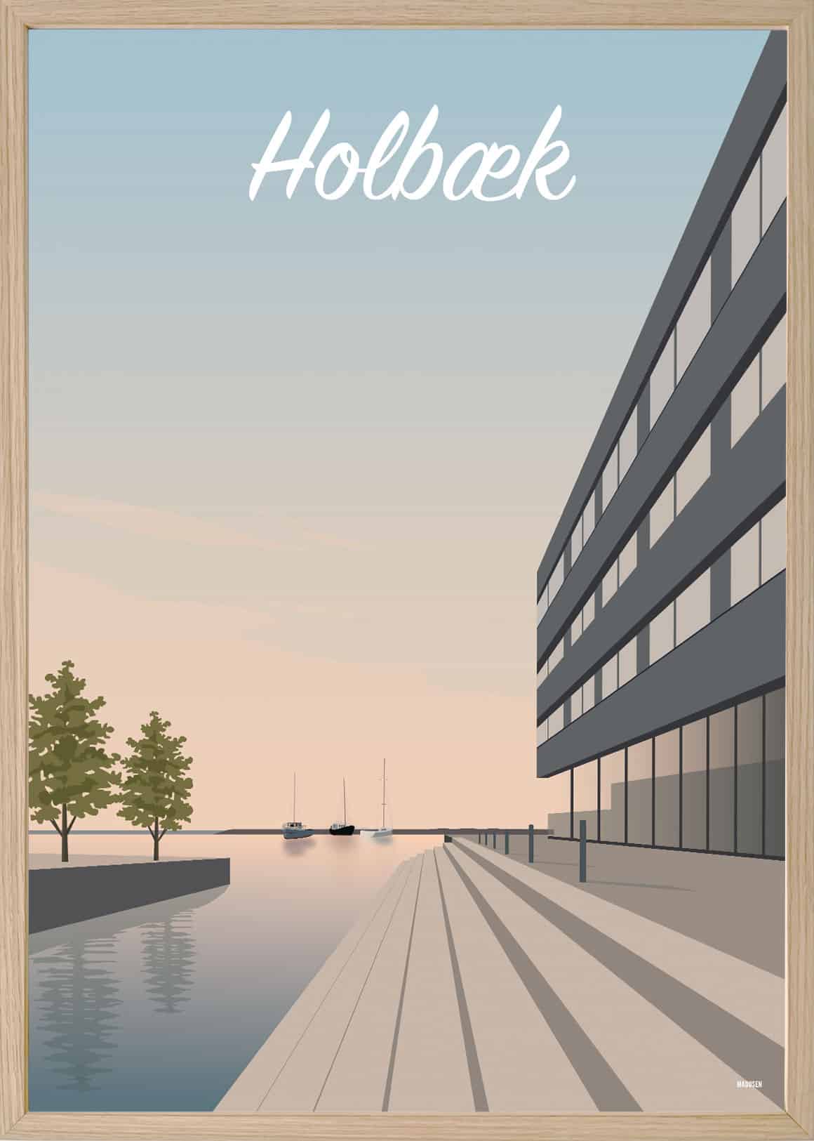 Holbæk Kanalstræde Plakat