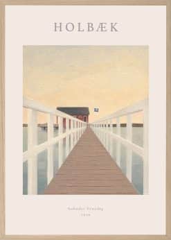 Holbæk Søbadet Venedig Plakat