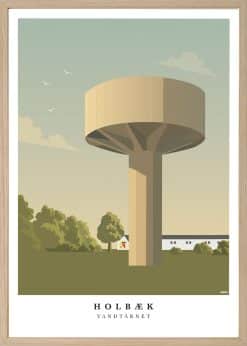 Holbæk Vandtårn Plakat