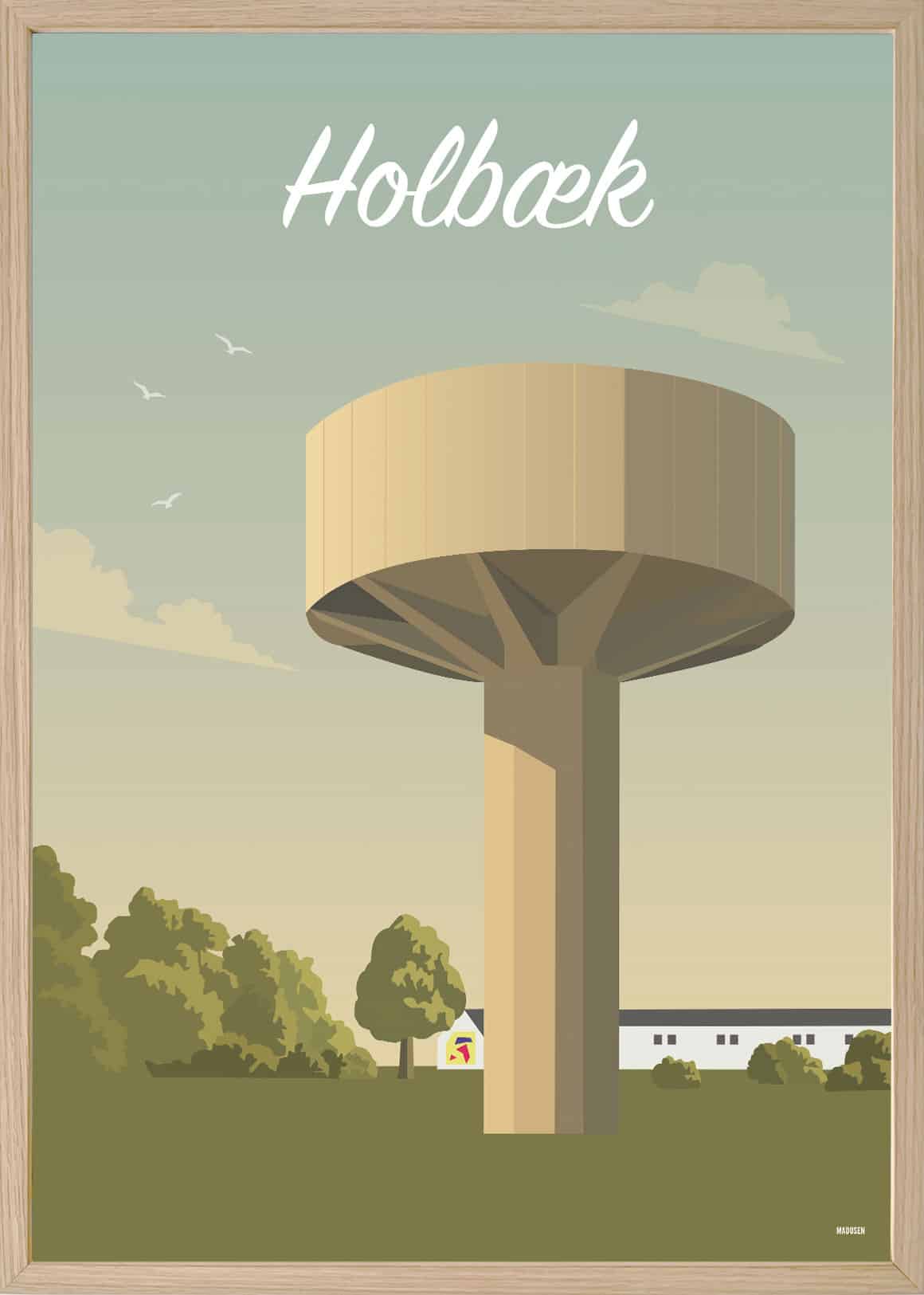 Holbæk Vandtårn Plakat